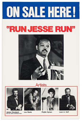 (POLITICS.) Group of 9 posters from Jesse Jackson's 1988 presidential campaign.